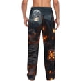 thumbnail image 6 of Mens Pajama Pants, Halloween Village Nightscape Mens PJ Pants Bottoms Sleep Pants Lounge Pants with Pockets Mens Pajama Pants - Soft Sleep & Lounge Pants for Men, Casual PJ Bottoms Pants with Pockets, 6 of 7