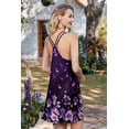 thumbnail image 3 of Ekouaer 2 Pack Nightgowns for Women Racerback Sleeveless Night Shirt Sexy Sleep Dress Spaghetti Strap Sleepwear, 3 of 6