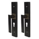 thumbnail image 5 of Juego de Cerradura de Dormitorio Cerradura de Puerta Europea Palanca de Puerta Moderna Hogar Habitación Interior Inodoro aleación de Aluminio Silenciosa con Manija Baño Negro ANGGREK Otros, 5 of 8