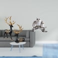 thumbnail image 2 of Colección De Esculturas De Resina De Reno Y Alce Y Figuras De Búho Para Mueble, Mesa, Boda, Inauguración De La Casa, Estatua De Animal Moderna, Adorno Para Sala De Estar, Decoración De, 2 of 8