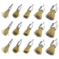 thumbnail image 1 of 15 Pack Wire Wheel Cup Brush Set With 1/4 Inch Round Shank, 5 Sizes, 1 of 5
