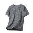 thumbnail image 3 of ALLLIST Tops for Man Gray Short Sleeve Crew Neck Graphic Casual T-Shirts Breathable Cooling Men's Shirts, 3 of 8