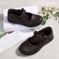 thumbnail image 3 of Rexoro Girls Mary Janes Hook and Loop Synthetic Flat Shoes School Outdoor, 3 of 6