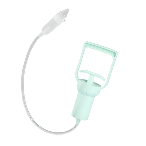 XIRQI Nasal Aspirator, Booger Sucker with Hand Pump & Non-Invasive Tip to Clear Clogged Passages and Boogers