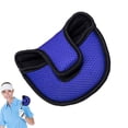 thumbnail image 3 of Golf Head Covers, Mesh Golf Club Head Cover Driver, Semi Circular Headcovers Golf Accessories Hybrid Head Covers Set Fits All Fairway, Driver Clubs, 3 of 8