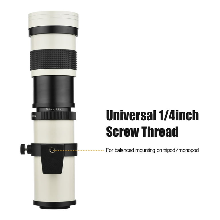 420-800mm F/8.3-16 Super Telephoto Zoom Lens for Nikon AI-mount