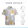 thumbnail image 7 of High Quality Hawaiian Shirts for Men Short Sleeve Aloha Beach Shirt Floral Summer Casual Button Down Shirts Blouses DV6AOO, 7 of 7