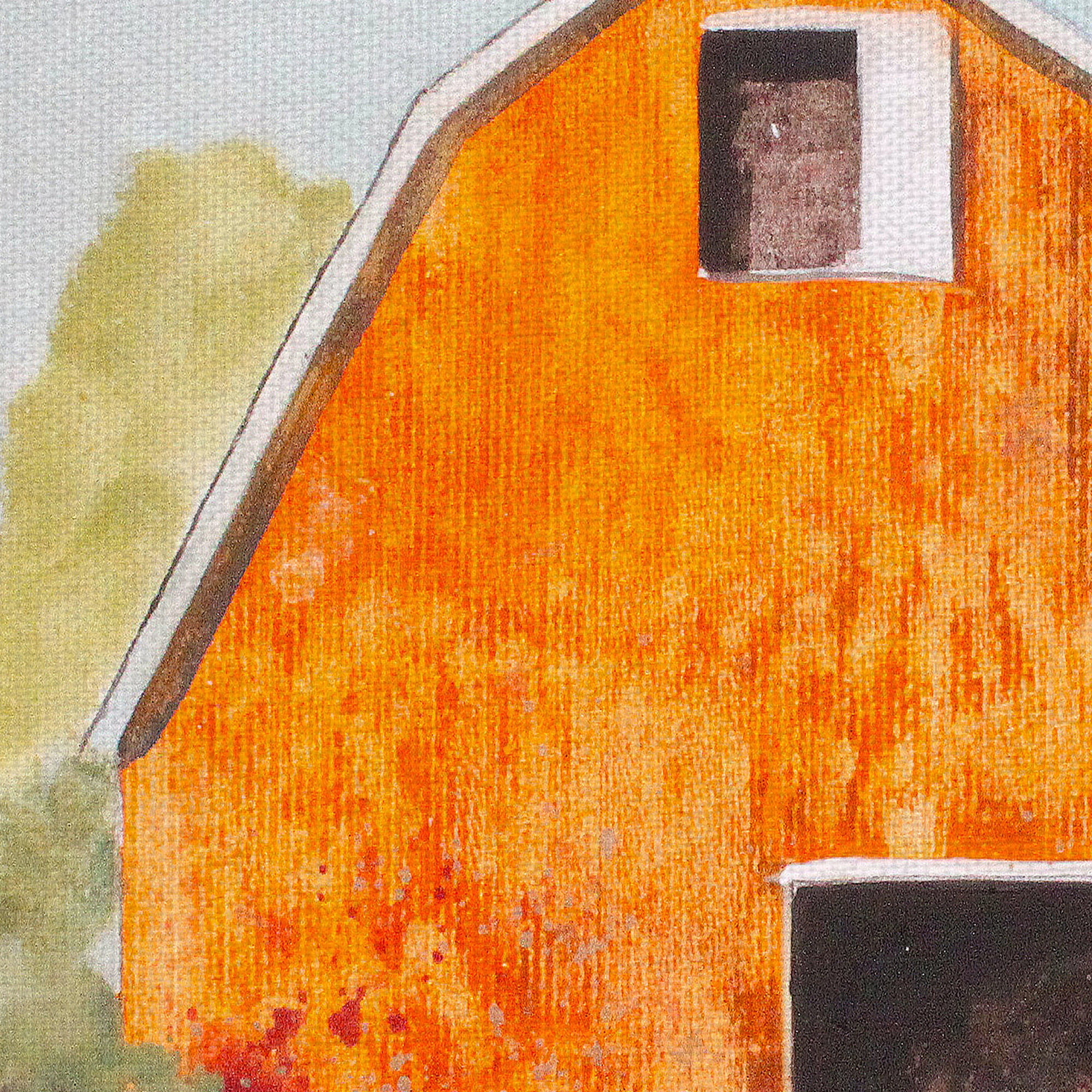 Masterpiece Art Gallery Barn No 3 By Anthony Grant Canvas Art Print 22" x 28"
