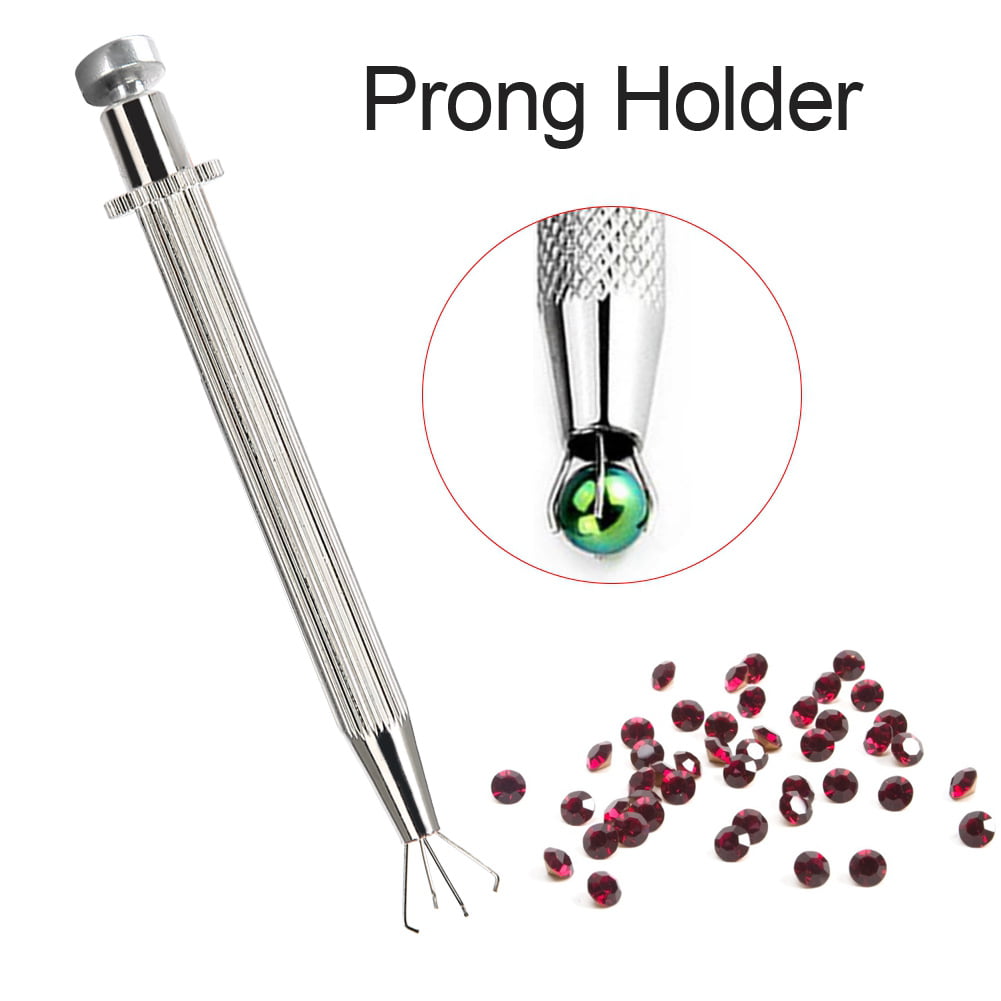 Tool 4 Prong Diamond Picker grabber Claw Finger Pick up Beads screws Stone Ball 