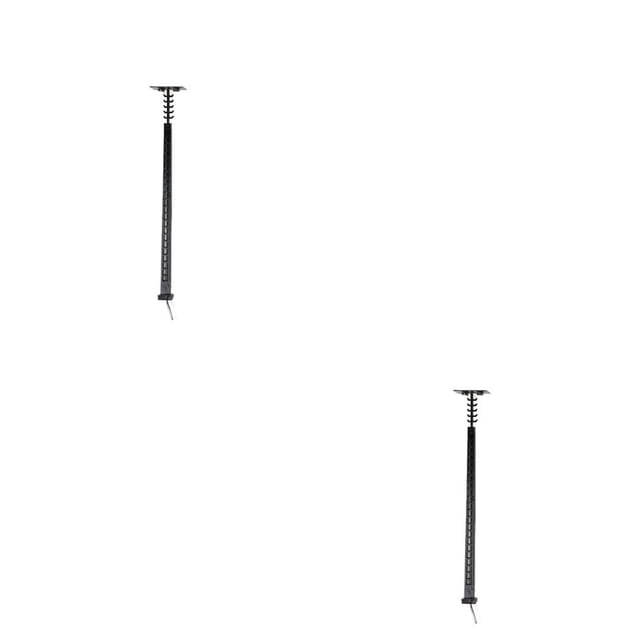 Modelo de lámpara de ferrocarril Yuarrent LED farola de metal escalera Negro (luz cálida) 2piezas