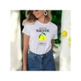 thumbnail image 2 of Playera Blusa De LimonesDolce Far Niente – Disfruta el Placer de No Hacer Nada con Estilo Color Blanco Talla Mediana Marca Emil SaEs, 2 of 4