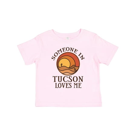 

Inktastic Someone in Tucson Arizona Loves Me Gift Toddler Boy or Toddler Girl T-Shirt