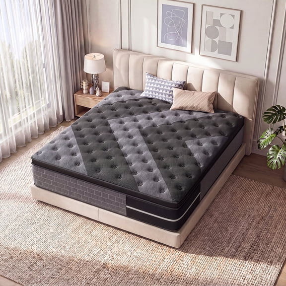 SIYATU Full Size Mattress 12 inch,Mattress in a Box,Medium Firm Bed, Motion Isolation, Breathable & CertiPUR-US