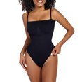 thumbnail image 2 of Viluyesy Womens Thong Bodysuit, Tummy Control Seamless High Waisted Tight Fit Sculpting Shapewear Black S, 2 of 7
