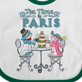 thumbnail image 4 of Inktastic Tea Time In Paris-Colorful French Poodles Boys or Girls Baby Bib, 4 of 4