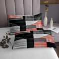 thumbnail image 3 of Erosebridal Geometry Quilt Sets for Queen Size Bed for Teens, Modern Minimalst Bed Set, Rectangle Square Decor, 3 of 5