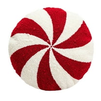 Happy Christmas Shaped Throw Pillow, Candy Pillows, Christmas Pillows Decorative, Cute Fluffy Plush Pillow, Winter Home Decor for Couch Sofa Bed Girls Room