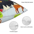 thumbnail image 3 of Wukai Merry Christmas Elk Premium Polyester Fleece Pillow Covers with Hidden Zipper Closure,Luxuriously Soft and Durable-20"x20", 3 of 7