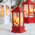 thumbnail image 4 of Decoraciones navideñas Mini linterna Árbol de Navidad Decoración del hogar Lámpara Simulada Pequeña linterna Llama Navidad Decoración interior HS1519, 4 of 4