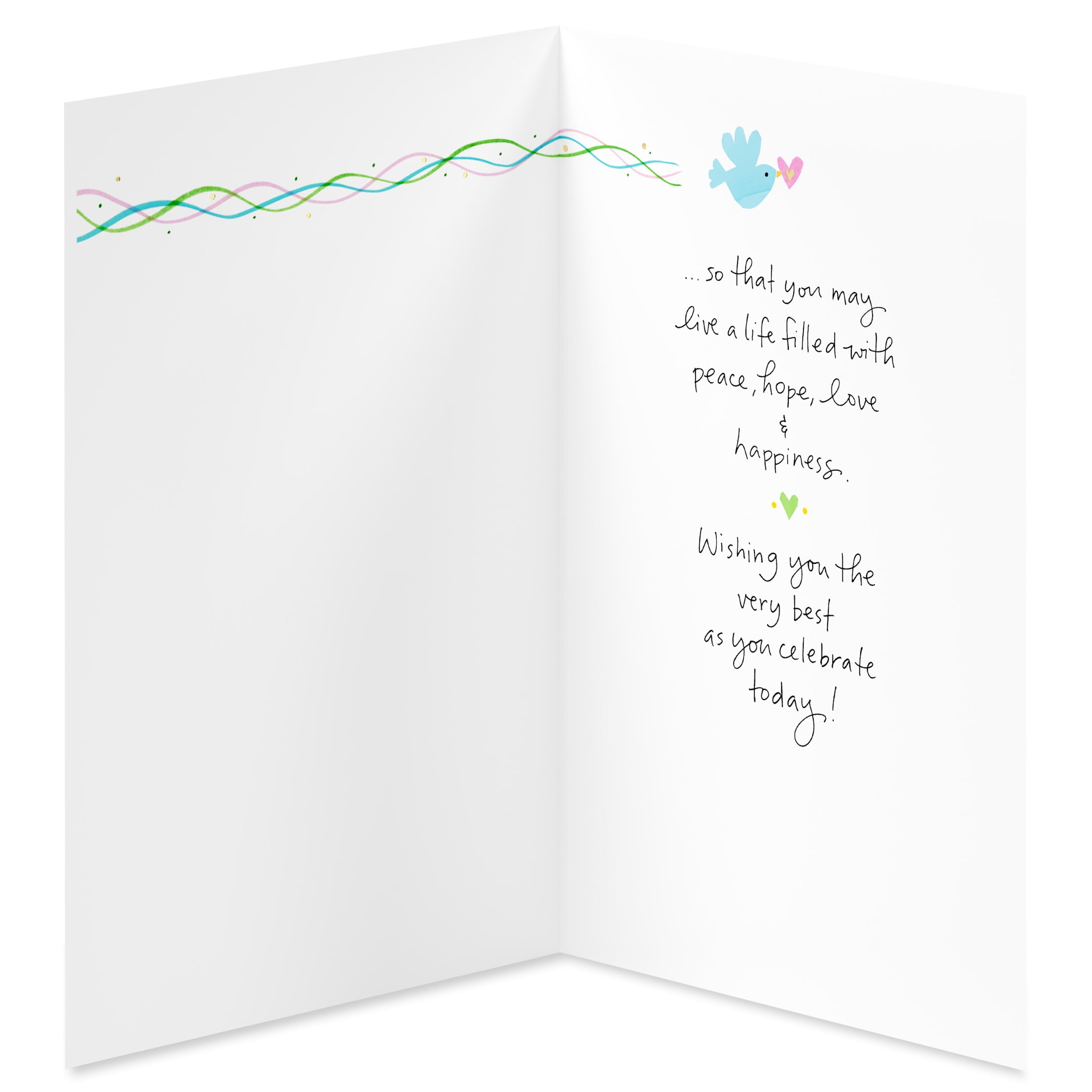 American Greetings Religious Baby Baptism Card (Guided by Faith)
