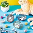 thumbnail image 4 of 5 Pcs Cat Spring Balls Stretchable Cat Springs Toys Interactive Cat Toys Rolling Cat Balls Colorful Playful Coils Spring Action Toy Caged Rats For Kit, 4 of 5