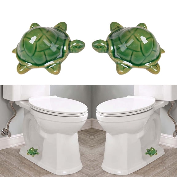 Bathroom Products Decorative Toilet Covers Resin Turtle Ornament for Bathroom Easy Installment and