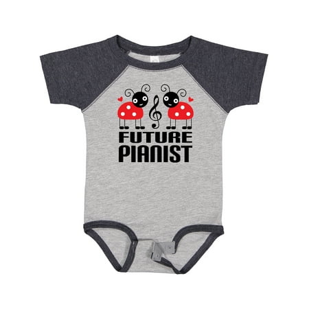 

Inktastic Piano Gift Future Pianist Gift Baby Girl Bodysuit