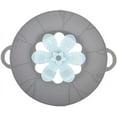 thumbnail image 2 of Tapa de maceta a prueba de derrames tipo flor, gris pequeña Zhivalor WRMH-1182-1, 2 of 8