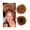 Black Gradient Light Auburn, variant on Short Kinky Curly Bun Hair Pieces Afro Puff Drawstring Ponytail Extension Synthetic Curly Ponytail Bun Hairpiece