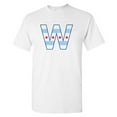 thumbnail image 2 of UGP Campus Apparel City of Chicago Flag W Mens T-Shirt â?? 3X-Large - White, 2 of 6