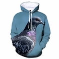 thumbnail image 2 of Sudadera con capucha con estampado 3D de pájaros y palomas para hombre, sudadera con capucha de gran tamaño con gráficos de animales, sudadera transpirable de manga larga 2023, 2 of 5