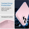 thumbnail image 4 of for iPhone 15 Pro Max Case, Silicone Upgraded [Camera Protection] for iPhone 15 ProMax Case with [2 Screen Protectors], Anti-Scratch Microfiber Lining, 6.7 inch, Chalk Pink, 4 of 11