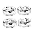 thumbnail image 3 of FUTUREORYY 8Pcs Transparent PVC Door Bumper Protector Cushioning for Office Use, 3 of 8
