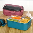 thumbnail image 4 of Infidev Bento Lunch Box for Adults Portable Stainless Steel Self-Heating Lunch Box, Insulation Box, Student Lunch Box, Outdoor Self-Heating Lunch Box, 4 of 6