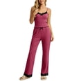 thumbnail image 2 of Harpily 2 Piece Pajama Set For Women Tank Top and Full Length Pants Fashion with Spaghetti Strap Soft Skin Friendly Indoor S, 2 of 4
