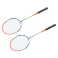 thumbnail image 4 of Badminton Racquets Set, Skidproof Handle Badminton Racket 2 Pcs  for Gymnasium, 4 of 7