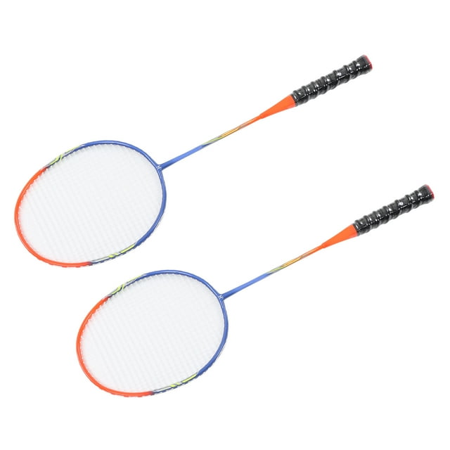 Badminton Racket, One Piece Badminton Racquets Set Durable Practical 2 Pcs with Storage Bag for Outdoor