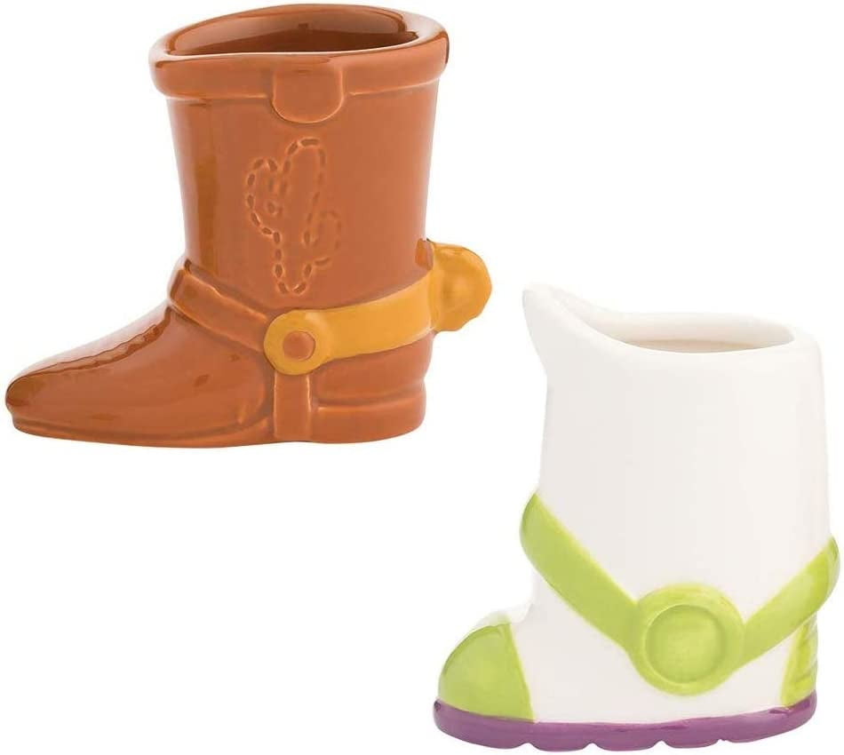 Eerbetoon terugbetaling Zwitsers Disney Toy Story 4 Woody & Buzz Boots Mini Drinkware Set of 2 - Walmart.com