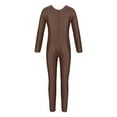 thumbnail image 7 of Gzbliryd Girls Romper One Piece Girls' Jumpsuits & Rompers Casual Ruffle Sleeve Round Neck Romper Rompers for Girls Casual for Boys Summer Set (Coffee,10-12Years), 7 of 7