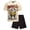 Cream, variant on SOUTHPOLE Boys Athletic Shorts Set Lightweight Soft Cotton Graphic Tees & French Terry Shorts 2 Piece