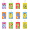 12pcs Dinosaur Party Favors Bags Dinosaur Paper Bags Gift Paper Bags with Handles