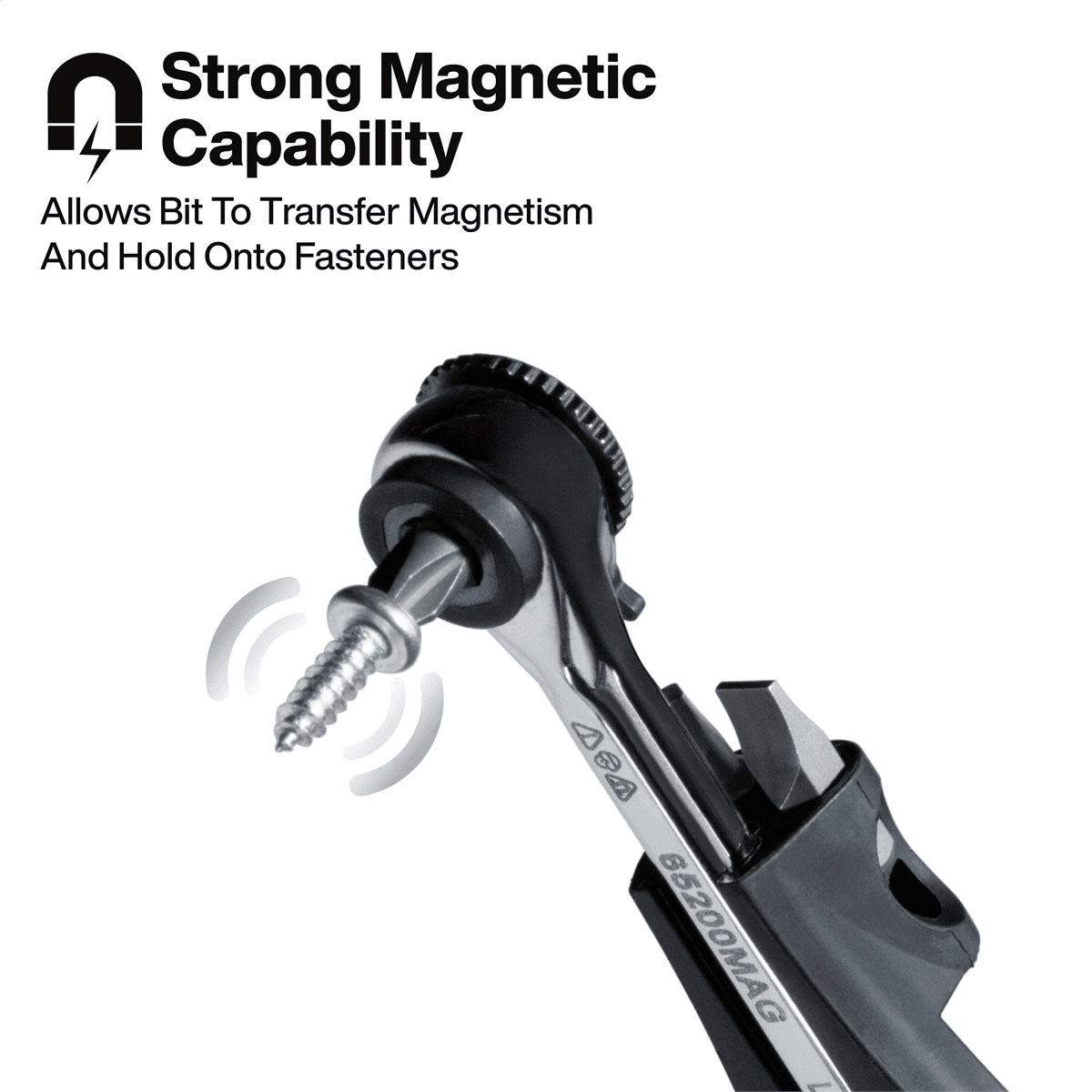 Klein Tools Slim-Profile Magnetic Mini Ratchet