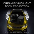 thumbnail image 4 of Gwong Autos 2pcs Angel Angel Light Impermeable Largo Servicio Life 8-36V Proyector de sombra Cortesía Step Light for Car Gwong 24015207, 4 of 6