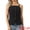 Black, variant on DARING DIVA Women's Sleeveless Suit Button Down Square Neck Vest XS Pink