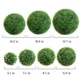 thumbnail image 3 of 4 Pcs Artificial Boxwood Topiary Ball Plants, 5 Inches Hanging Plants Wedding Party Decor Hotel Front Porch Topiary Indoor Outdoor, 3 of 10