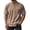 Brown, variant on Mens Henley Shirt Tee Short Sleeve Distressed T-Shirts Solid Retro Vintage Casual Summer T-Shirt,Gray (M)