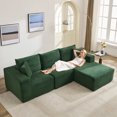 thumbnail image 4 of Kojooin 108" Modular Sectional Sofa - L Shaped Boneless Cloud Couch with 67.5" Chaise, Reversible L/R Facing, No Assembly Required, 4 of 9