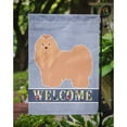 thumbnail image 3 of Carolines Treasures CK3660GF Tan Lhasa Apso Welcome Flag Garden Size  Small multicolor, 3 of 3