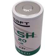 2Pcs LSH20 3.6V D 13000mAh Lithium Thionyl Chloride Non-Rechargeable Replacement for Saft Battery for Alarm Systems GPS Systems Battery