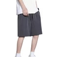 thumbnail image 2 of Bermudas De Seda De Hielo Y Bermudas Para Hombre Moda Casual, 2 of 7